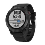 Garmin Epix 47mm Gen 2 Armband i silikon, Svart