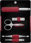 Zwilling - 97092-002-0 - Manicure Twinox - Etui à Manucure - Cuir de Boeuf - Rouge