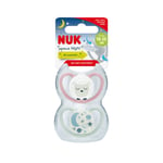 NUK Space Night smokk silikon Sau 18-36 m 2 stk