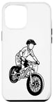 Coque pour iPhone 12 Pro Max Vélo de montagne Garçon Amoureux du vélo de montagne