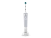 Oral-B Vitality 100 Crossaction, Voksen, Roterende Vibrerende Tannbørste, Hvit, 2 Min, Batteri, Innebygd Batteri