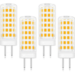 4-pack 9W GY6.35 sockel LED-lampa AC/DC 220V varmvit 3000K motsvarande 9W halogenersättningslampa [Energiklass A+]