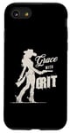 Coque pour iPhone SE (2020) / 7 / 8 Vêtements Grace with Grit s Feisty pour femme