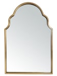 Miroir rectangulaire style vintage effect doré arabesque L.60 x H.90 x ep.5 cm