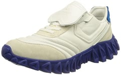 PANTOFOLA D’ORO 1886 Homme Baskets Plat Oxford, Blanc Royal, 43 EU