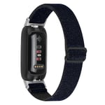 Klokkereim for Fitbit Inspire 3 Nylon Sort Fitbit Inspire 3