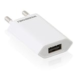 Wicked Chili Pro Series Câble D'alimentation-Ultra Slim-Adaptateur Usb Pour Apple Iphone 6 Plus Transparent/6/5c/5s/5/4s/4, Ipod Touch/Nano-Cigare 1000 Ma, 100-240 V, Blanc