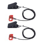 2PCS Treadmill Safety Switch Emergency Stop Magnet Clip Security Lock Tread UK