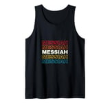 I Love Messiah Personalized Retro Sunset First Name Tank Top