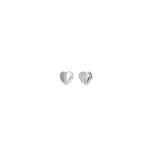 Guess JUBE03038JWRHT/U Ladies Silver Heart Earrings 'Lovely Jewellery