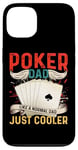 Coque pour iPhone 13 Jeu de cartes de poker Jetons de jeu Bluff