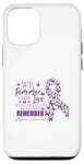 Coque pour iPhone 14 Porter Purple Alzheimer Sensibilisation Démence