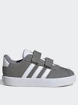 adidas Sportswear Infant Unisex VL Court 3.0 Shoes - Grey, Grey, Size 3 Younger