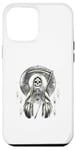 Coque pour iPhone 12 Pro Max Santa Muerte Sacred Art - Squelette mystique avec faux