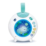 VTech - Lumi Veilleuse Nuit Enchantée Bleue, Veilleuse Bébé Musicale, Projection Lumineuse au Plafond, Musique Douce, Bruits Blancs et Sons de la Nature, Cadeau de Naissance - Contenu en Français