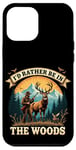 Coque pour iPhone 12 Pro Max Deer Buck- I'd Rather Be In The Woods - Deer Huntsman