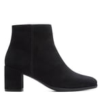 Clarks Femme Freva55 Zip Bottine Chukka, Noir SDE, 37 EU