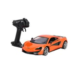 Dynatech McLaren 570S Voiture radiocommandée, 1:14, Orange, avec Commande de 2,4 GHz et Vitesse de Pointe de 12 km/h, pour Enfants à partir de 3 Ans