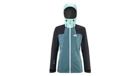 Veste impermeable femme millet k hybrid gore tex bleu