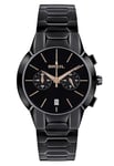 BREIL - Men's Chronograph New One Collection TW1912 - Accessoires pour Homme - Montre pour Homme avec Acier Bilux, Finition Polie et Satinée - Cadran avec Détails IP Or Rose