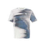 Tee Shirt Manches Courtes Calvin Klein Glitch Aop Comfort T Blanc