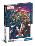 Clementoni - 39672 - Puzzle Marvel The Avengers - Puzzle Adulte 1000 pièces, Puzzle Personnage, Puzzle Dessin animé, Puzzle Super héros, Divertissement pour Adulte - fabriqué en Italie