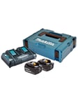 Makita 197504-2 - 2 X BL1840B + DC18RD