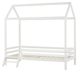 Hoppekids ECO Dream Husseng med trapp 90x200 - Hvit