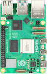 Raspberry Pi 5 model B 8 Gt - yhden piirilevyn tietokone