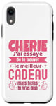 Coque pour iPhone XR Cadeau Original Chérie Saint Valentin Amour Couple Humour