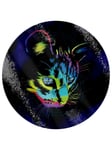 Unorthodox Collective Chopping Board Rainbow Cat Circular Glass 31x31cm