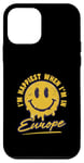 Coque pour iPhone 12 mini Europe Amant Espagne Italie Allemagne Voyage Vacances Européen