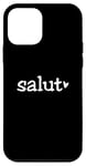 Coque pour iPhone 12 mini Salut Salutations Y'all Inscription humoristique du sud français