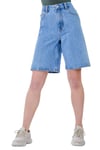 Longline Denim Bermuda Shorts