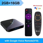 2G+16GB TV Box Android 11 + telecommande google -A95X -  lumiere RVB - Youtube HD 4K - Soutenir Airplay et Miracast-A3