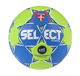 SELECT Scorpio Ballon de Handball Adulte Unisexe, Bleu-Verre Taille 2