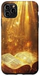 iPhone 11 Pro Max Catholicism Open Bible Rays Spiritual Divine Case