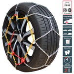 Polaire - Chaine à neige pneu 145/80R15 montage rapide acier 9mm - Argent