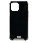 JCB Toughcase iPhone 12 Mini Coque de Protection Antichoc pour Téléphone Portable, Noir & Fumée