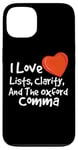 iPhone 13 Oxford Comma Grammar Geek Funny Grammar English Teacher Case