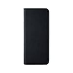 Coque clapet folio avec fente pour cartes & support pour Samsung Galaxy Note20, Noir - Neuf