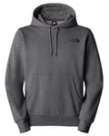 THE NORTH FACE Men's Simple Dome Hooded Sweatshirt, Tnf Medium Grey Heather, S