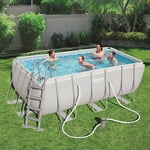 Piscine tubulaire Bestway 4,12m x 2,01m x 1,22m filtre cartouche