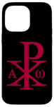 iPhone 14 Pro Max CHI RHO ALPHA OMEGA CHRISTIAN CROSS SYMBOL Case