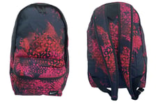 New NIKE Graffiti Print Fundamentals Halfday BACKPACK BAG M Voltage Cherry Red