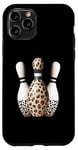 Coque pour iPhone 11 Pro Bowling Pins de bowling Imprimé léopard Guépard Sport Graphic