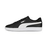 PUMA Unisex Smash 3.0 L Baskets, Puma Black Puma White, 37.5 EU