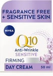 NIVEA Q10 Anti-Wrinkle Sensitive Firming Day Cream SPF 15 (50ml), Anti-Wrinkle 