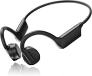 Ifecco Casque Conduction Osseuse - Open Ear Bluetooth 5.3 Sport Écouteur Osseux Avec Micro,Ipx5 Étanche Résistant À La Transpiration Casque Pour Cyclisme,Course À Pied