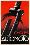 VéLO CYCLES AUTOMOTO Roch - POSTER HQ 40x60cm d'une AFFICHE VINTAGE